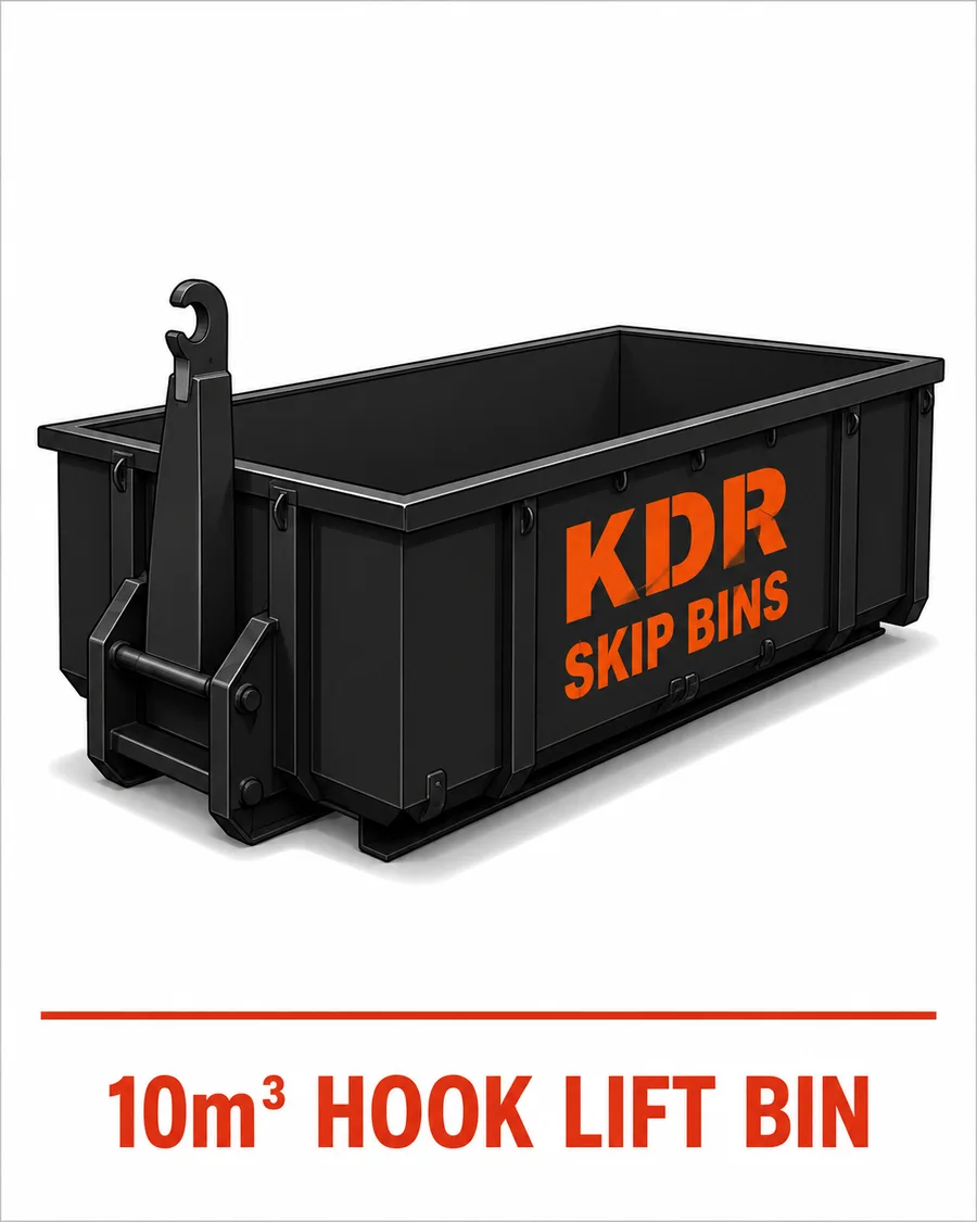 KDR 10 cubic metre skip bin