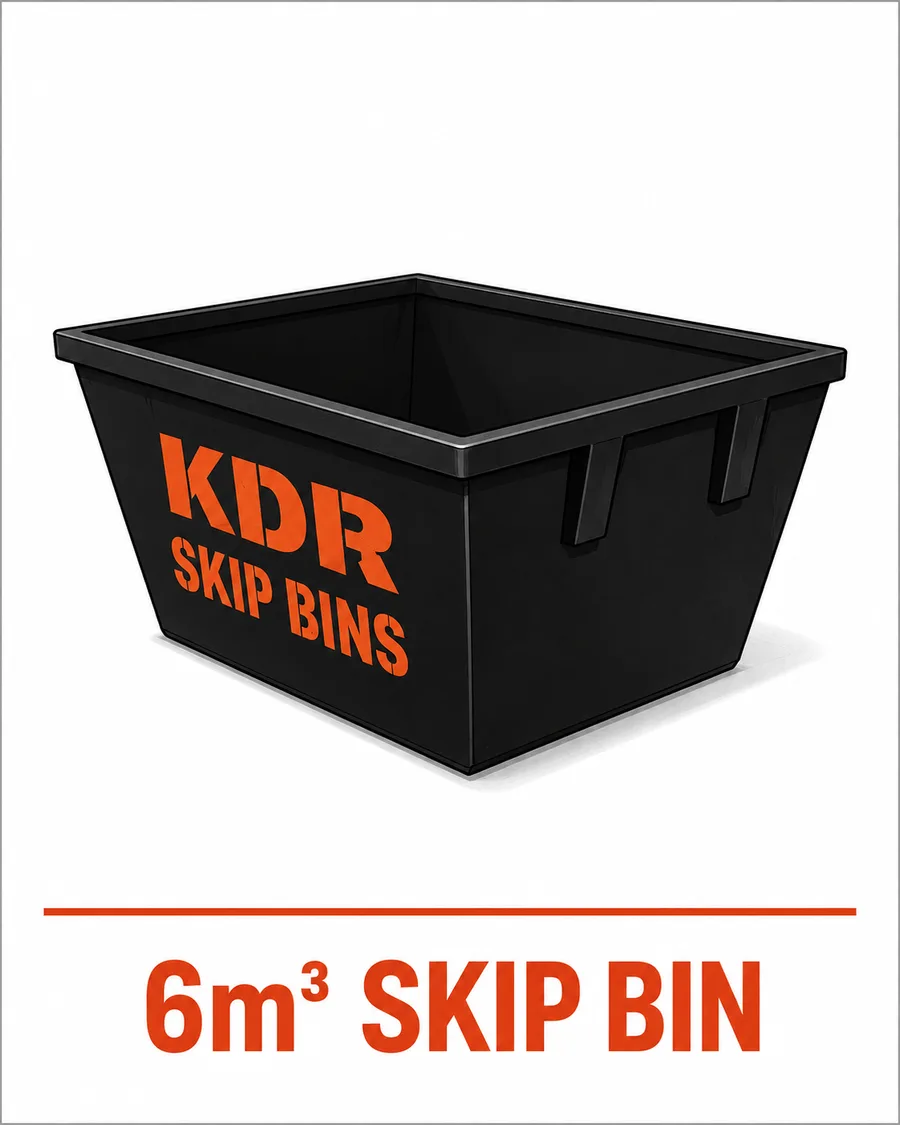 KDR 6 cubic metre skip bin